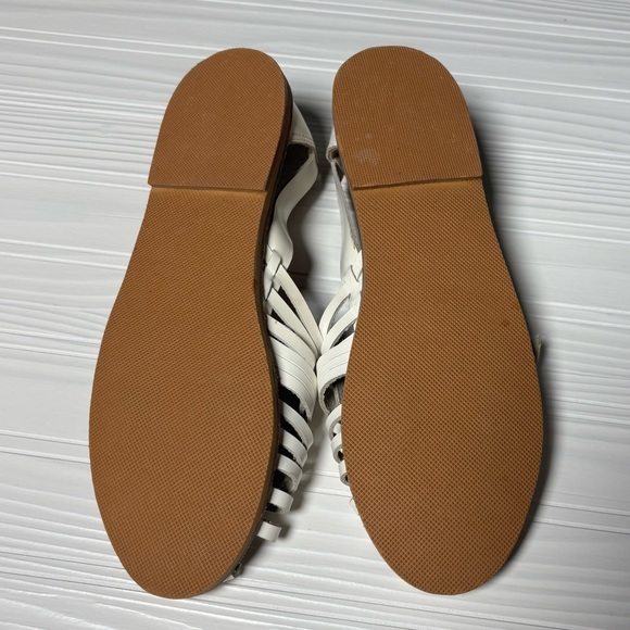 Vintage Chicory Sport Women's White Leather Sandals Size 6 - Picture 6 of 6